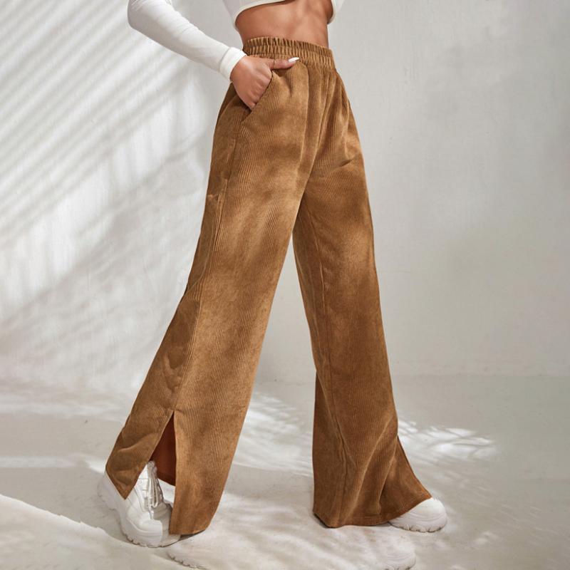 Yvette™ | Wide-Leg Ribbed Joggers
