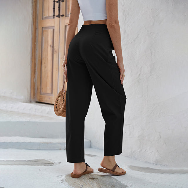 Jennifer™ | Knot-Detail Wide-Leg Pants