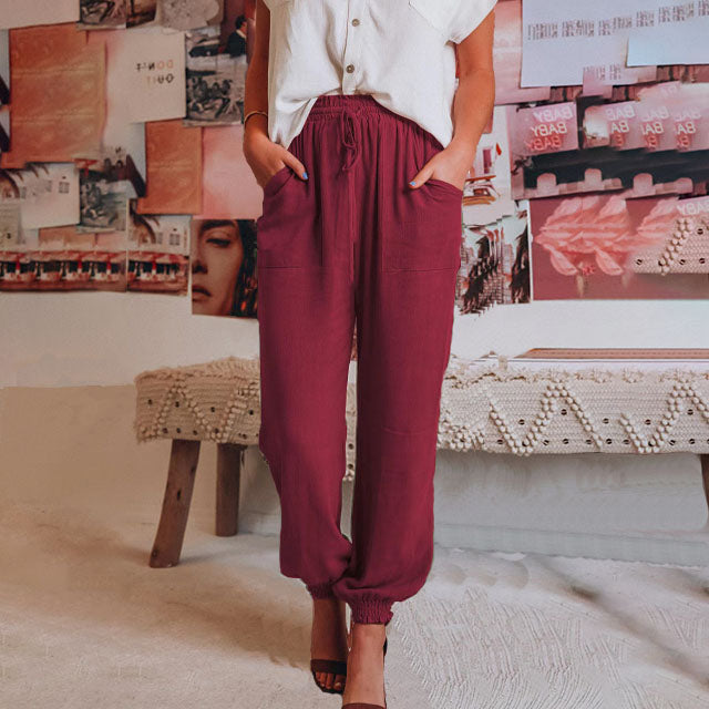 Nicole™ | Elegant Drawstring Joggers