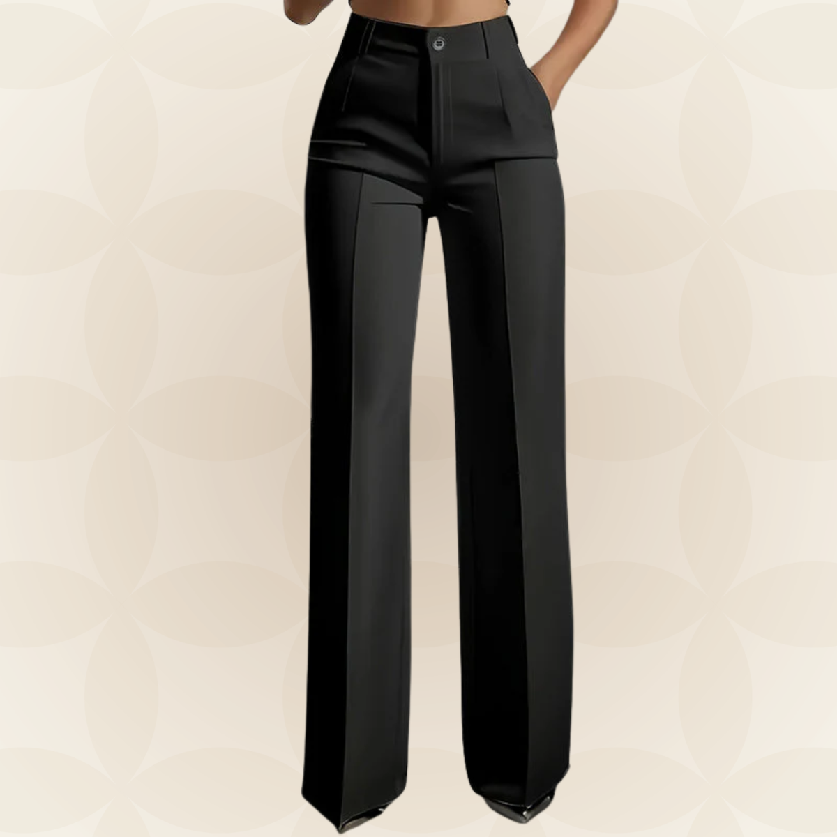 Terri™ | High-Waisted Wide-Leg Trousers