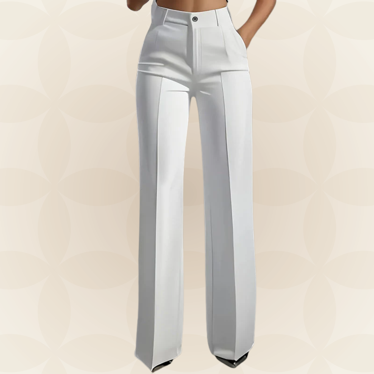 Terri™ | High-Waisted Wide-Leg Trousers