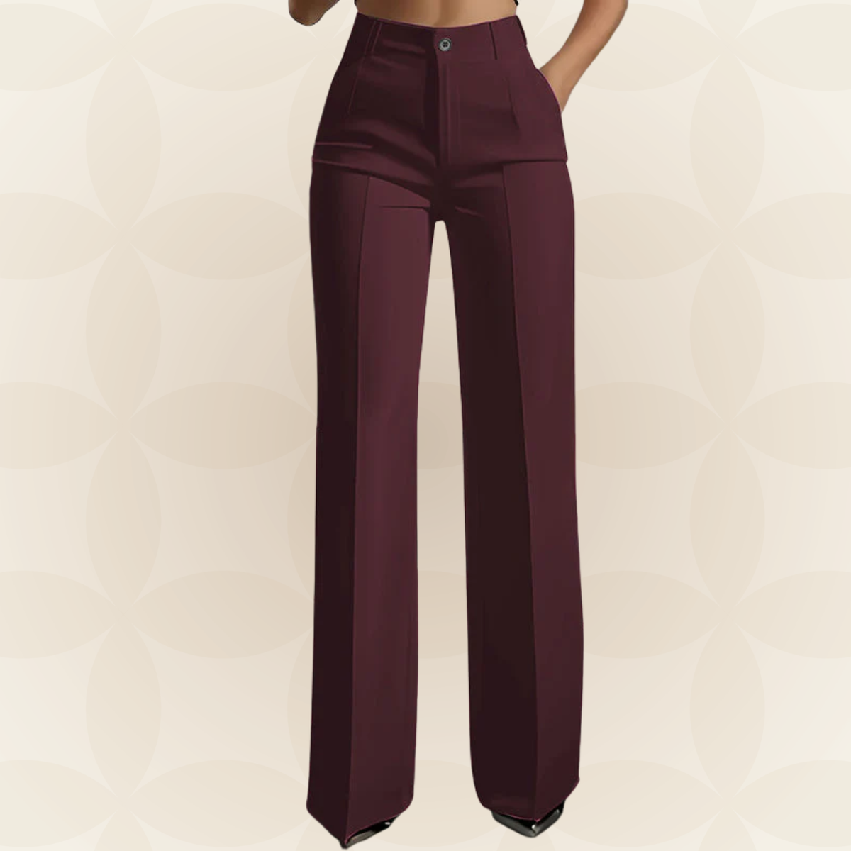Terri™ | High-Waisted Wide-Leg Trousers