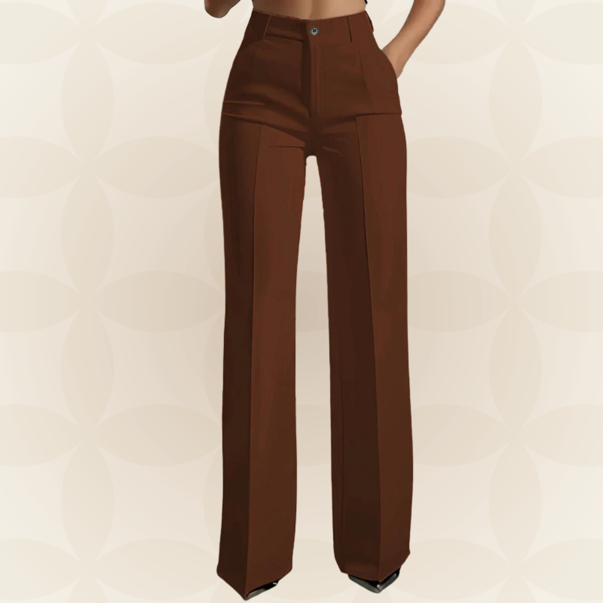 Terri™ | High-Waisted Wide-Leg Trousers