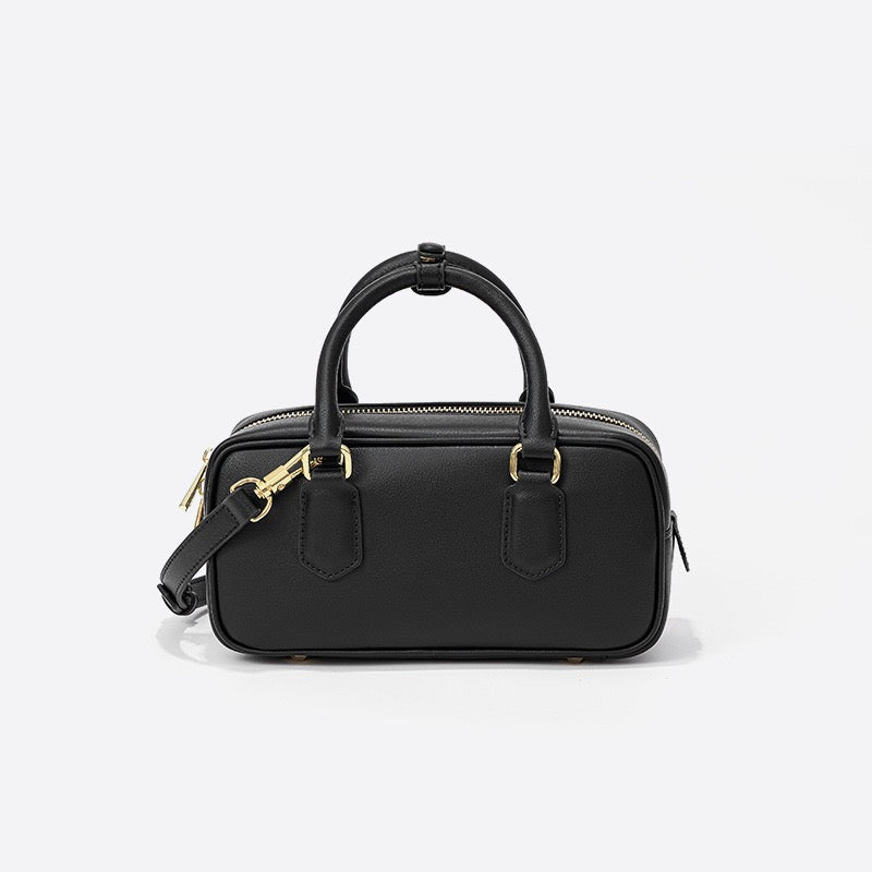 Vintage Genuine Leather Crossbody Handbag