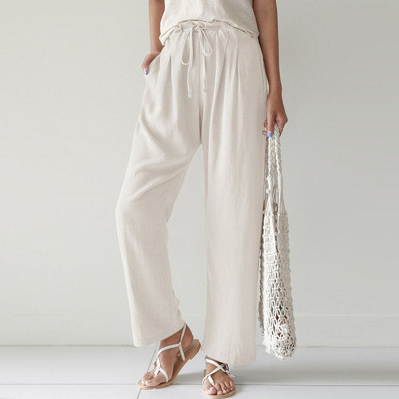 Sarah™ | Drawstring Relaxed Pants