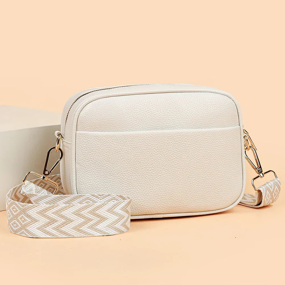 Zara | Refined Leather Shoulder Bag