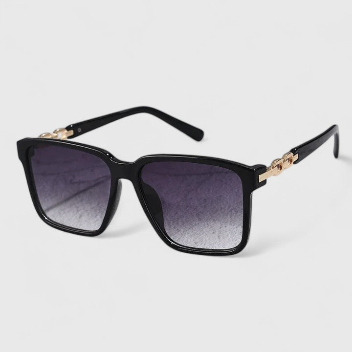 Cheree™ | Chain-Detail Square Sunglasses