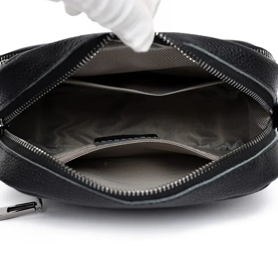 Zara | Refined Leather Shoulder Bag
