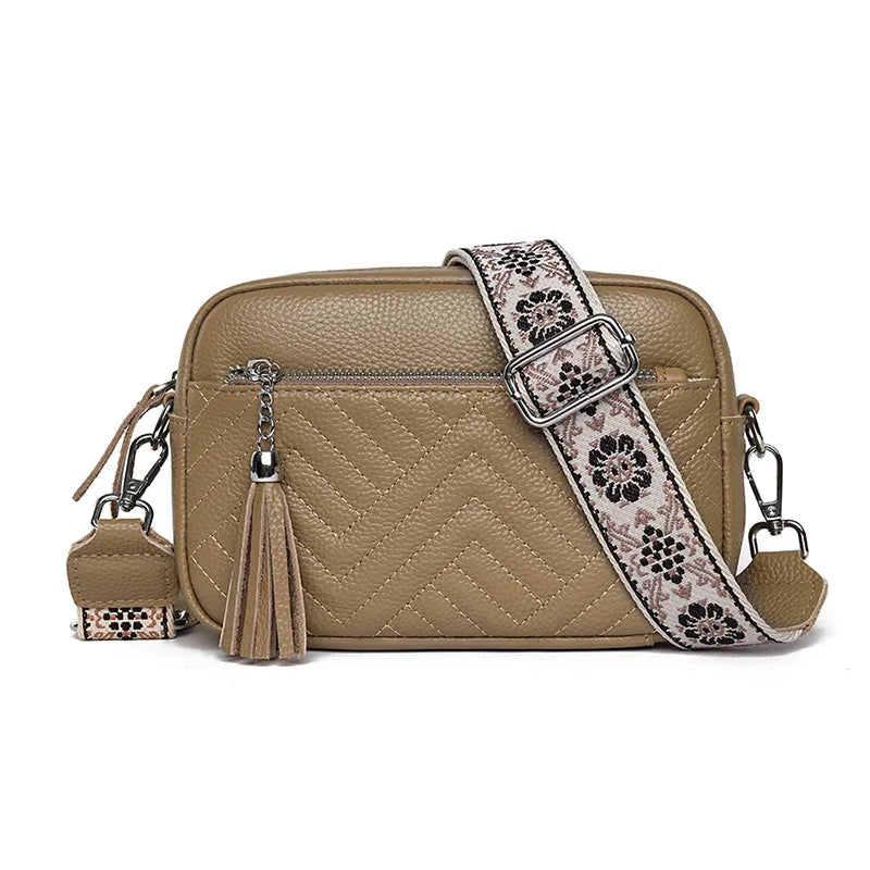 Bianca | Refined Leather Shoulder Bag
