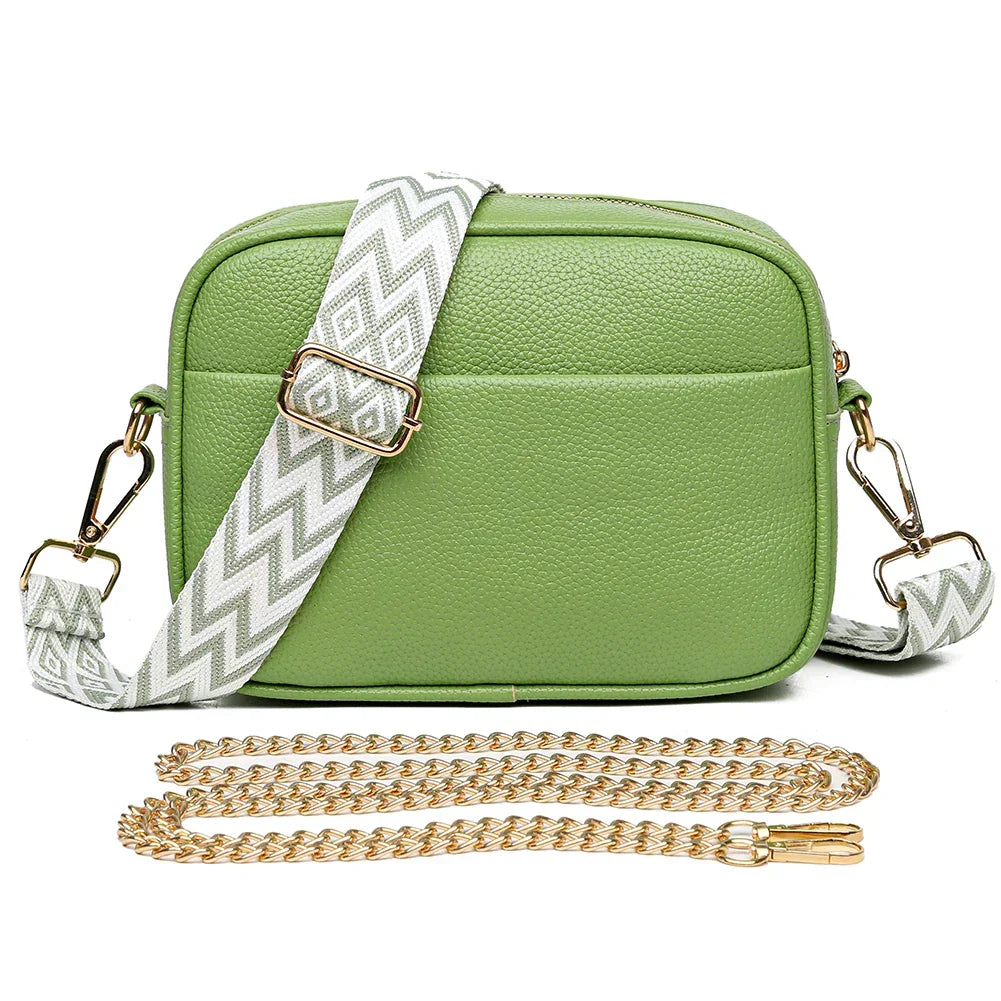 Zara | Refined Leather Shoulder Bag