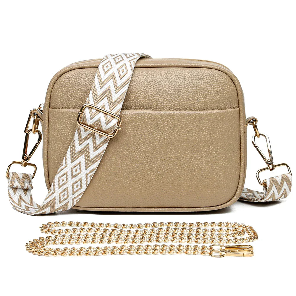 Zara | Refined Leather Shoulder Bag