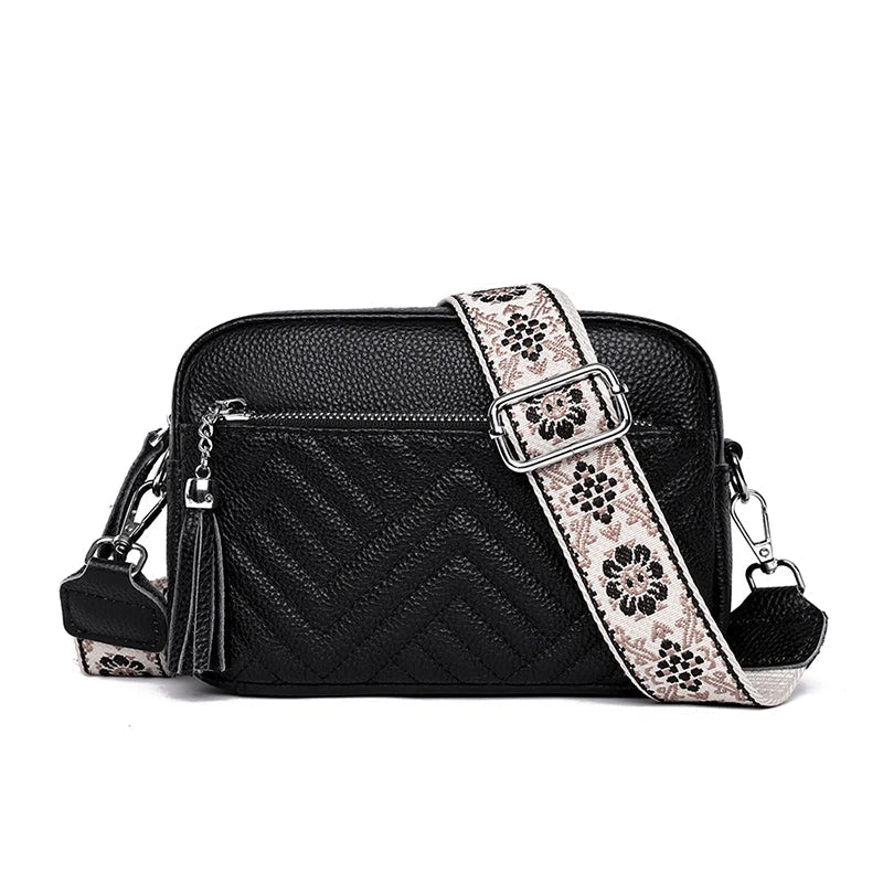 Bianca | Refined Leather Shoulder Bag