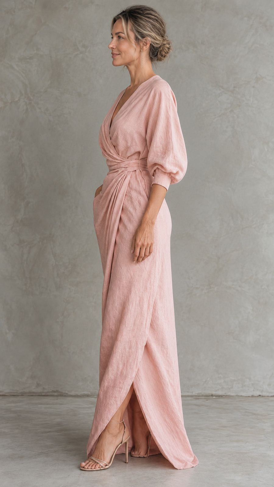 Ashley Maxi Dress with V-Neck