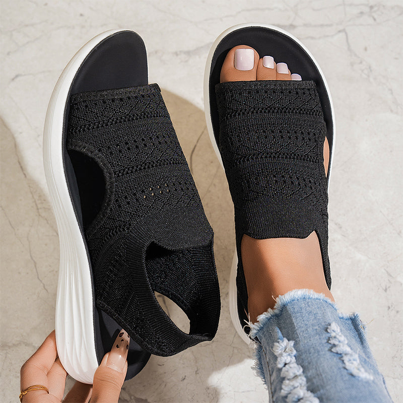 Tina™ Breathable Knit Platform Sandals